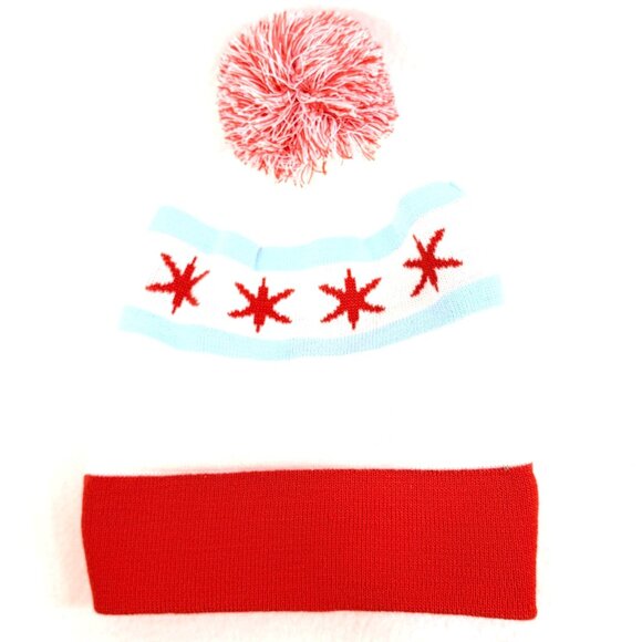 Aksels Knit Beanie Hat With Pom - Picture 3 of 5